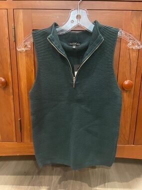 Dynamite Half-Zip Sweater Vest
